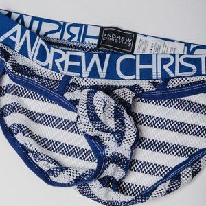 RARE ANDREW CHRISTIAN MESH BRIEFS